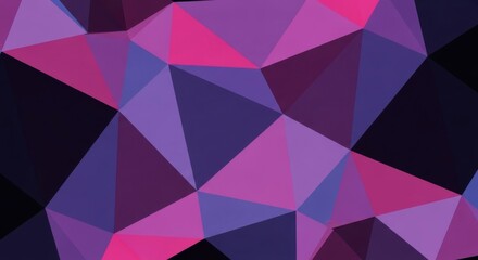 Obraz premium Vibrant abstract geometric pattern in pink and purple for modern design