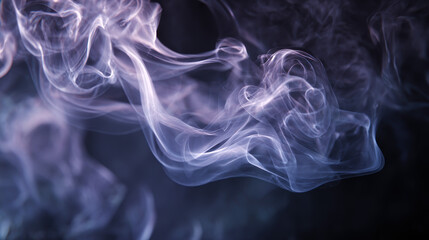 Subtle smoke patterns create an ethereal visual experience