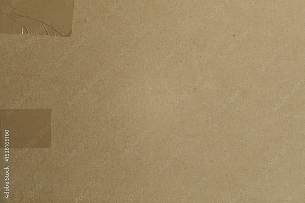 Poster High-resolution image of brown cardboard texture, perfect for backgrounds and design projects.