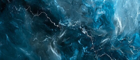 Obraz premium Abstract Dark Blue Marble Texture Background