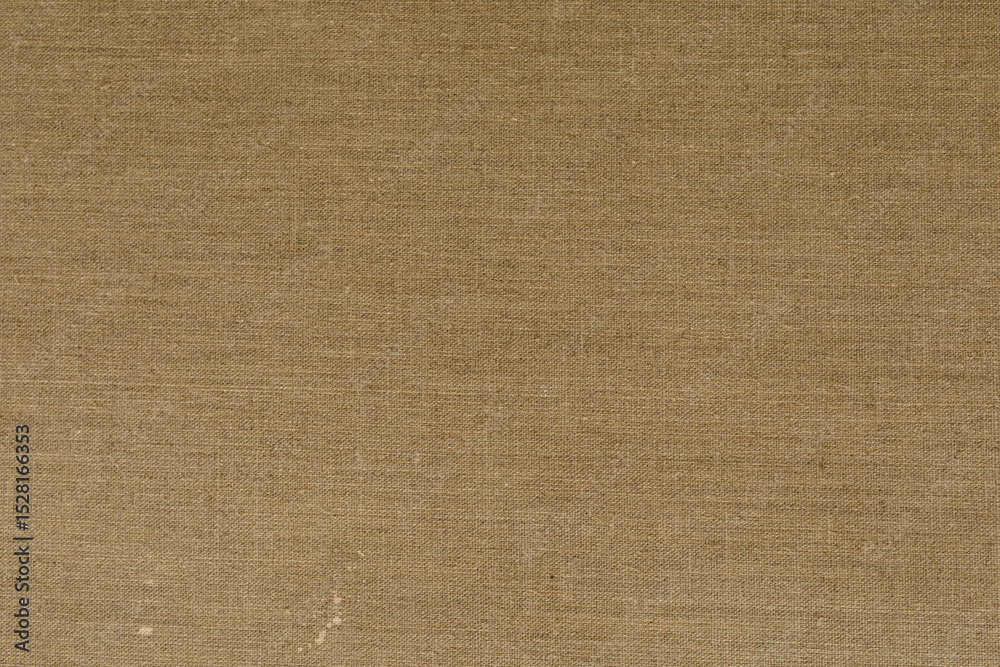 Poster High-resolution image of brown fabric texture, perfect for background or design element.