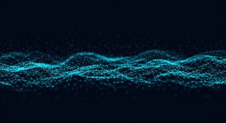 Abstract blue digital wave background texture