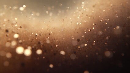 Golden Hour Dust Particles, Abstract Swirling Motion, Brown and Gold Sparkle, Shimmering Texture, Bokeh Effect, Light and Shadow Play, Artistic Background, Digital Art, Fine Art Print