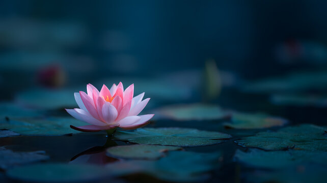 The tranquil scenery of autumn mountains 