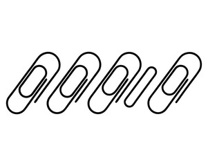 Obraz premium Office Paper Clips Simple Design, Essential Function