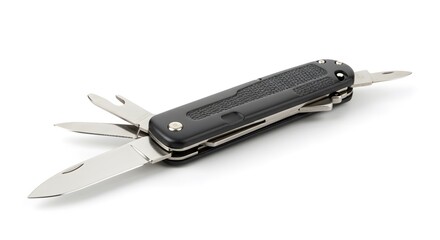 Multi-tool pocketknife in black for Father&rsquo;s Day on white background