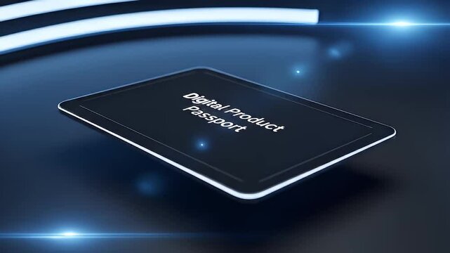 Digital Product Passport on Virtual Touchscreen