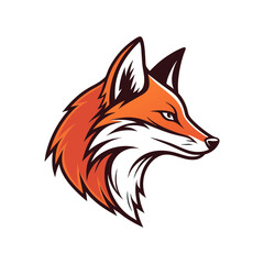 wolf head icon vector art