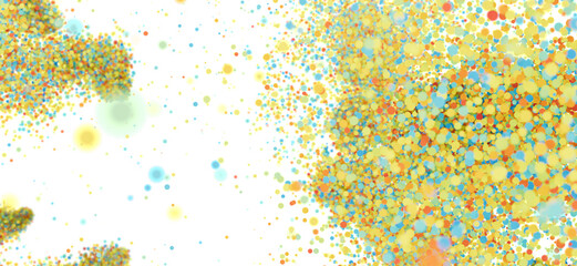 Abstract background with vibrant confetti explosion. Perfect for celebrations, parties, and festive designs.