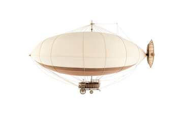 Obraz premium A detailed image of a vintage zeppelin, a classic symbol of early aviation