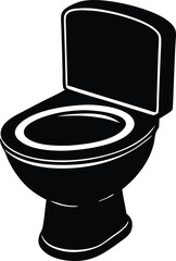 toilet bowl with clipping path