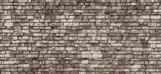 Texture of a grey brick wall vector illustration	