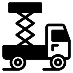 Auto Lift outline mixed color icon