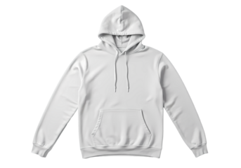 Blank White Hoodie: Apparel Mockup for Design & Branding