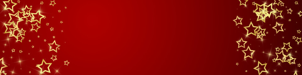 Christmas stars vector overlay.