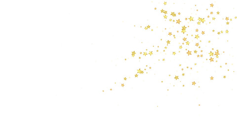 Obraz premium Magic stars vector overlay. Gold stars scattered