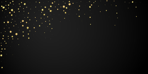 Magic stars vector overlay.  Gold stars scattered