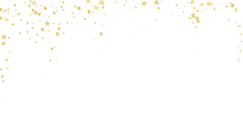 Magic stars vector overlay.  Gold stars scattered