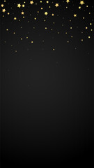 Magic stars vector overlay.  Gold stars scattered