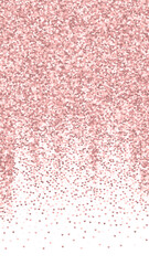 Red hearts scattered on white background.