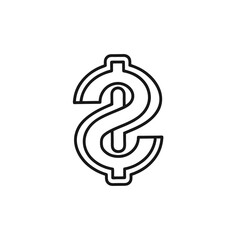 Clean Dollar-Sign Emblem, White on Deep Slate Blue”

“Flat Graphic Currency Symbol on Soft Background”