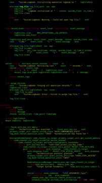 Long code of the programming language ideal as hacker and cybersecurty concept