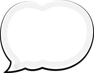 Cloud bubble line art drawing,  Continuous one line drawing. Doodle Vector illustration vector art  