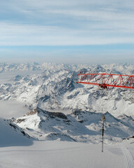 ski resort in the alps
