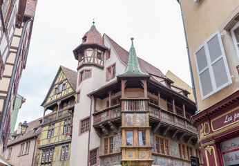 In den Gassen von Colmar, Frankreich