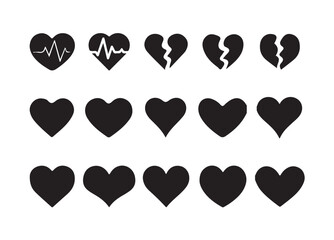 Heart icon vector. Love sign symbol vector. Heart vector icon illustration isolated on white background,vector illustration eps 10.