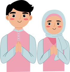 Adorable  muslim couple 8