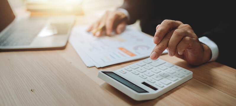 Financial professionals are calculating personal taxes for their clients.