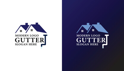 Blue Real estate logo design