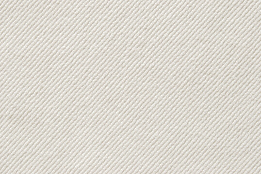 White cotton twill fabric texture as background	
