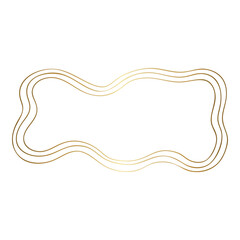 Abstract Golden Frame