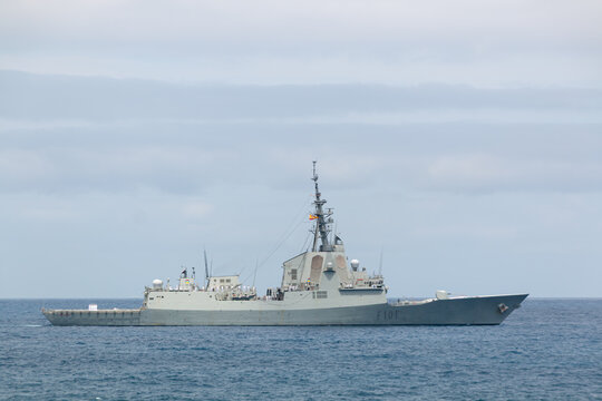 Frigate warship Spain