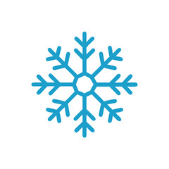 snowflake on white background