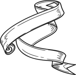 Celtic knot tattoo vector illustration, an abstract hand-drawn logo design