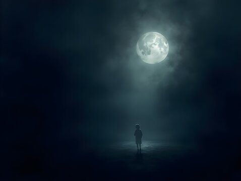 Abstract darkness illustration for backgrounds and design projects