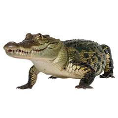 Fototapeta premium Alligator A Powerful Amphibious Reptile with Distinctive Features