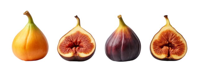 A group of four figs