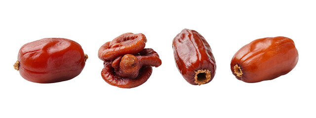 A group of dried fruits