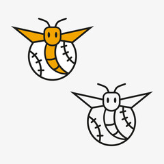 A charming cartoon bird with a big smile, an isolated, cute, and funny animal illustration