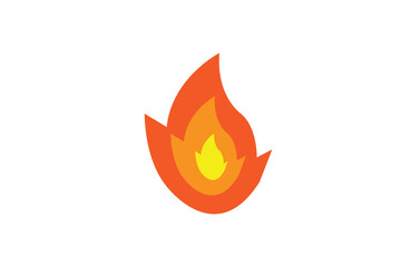 colourful fire flames vector illustration design and white background 
