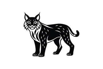 clean-line-art-of-lynx-in-vector-format.eps