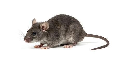 rat isolated on white