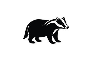 high-quality-european-badger-silhouette-illustrati.eps