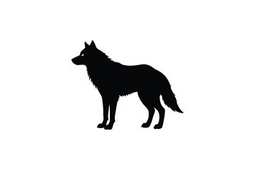 wolf-silhutte-vector-art-illustration-on-white-bag.eps