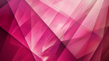 Fototapeta premium Abstract magenta geometric overlay layers background