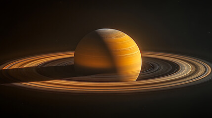 Majestic Saturn A Stunning Visual of the Ringed Planet